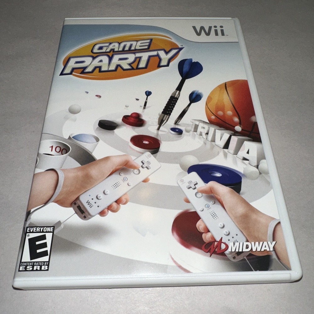 Game Party (Nintendo Wii, 2007) Complete CIB Near Mint Condition
